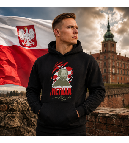 BLUZA Z KAPTUREM HETMAN